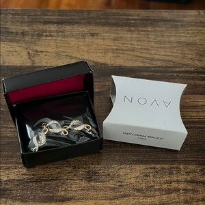 Avon Gold and Crystal Bracelet